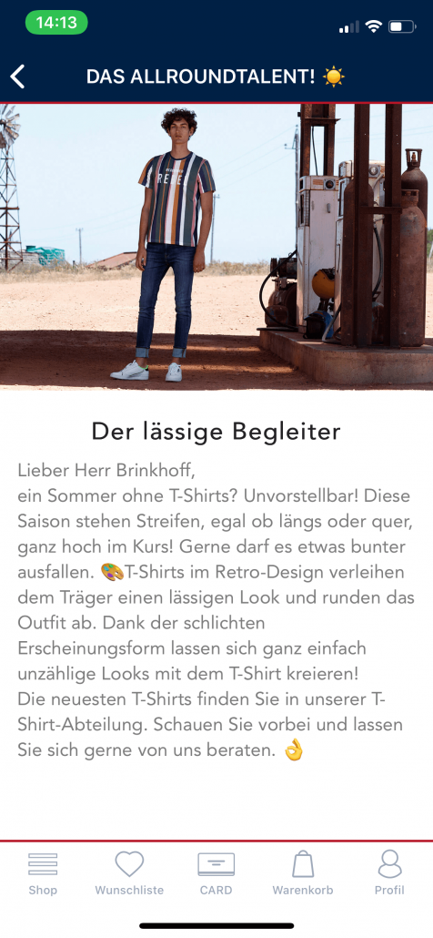 locandis Content Kampagnen für die digitale Kundenkarte