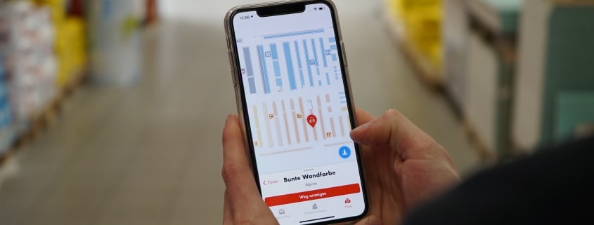 Produktsuche und Indoor Navigation